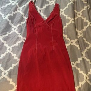Red express stretch dress